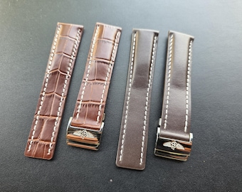 Correa de piel auténtica para Breitling, todos los modelos - 20/22/24 mm
