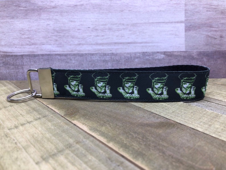 Rockabilly Pinup Wristlet Keychain Fob