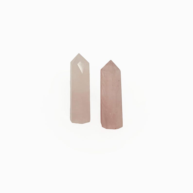 Crystal Towers, Crystal Points, Amethyst, Blue Lace Agate, Flower Agate, Green Aventurine, Howlite, Moonstone, Rose Quartz, Sardonyx, Rose Quartz