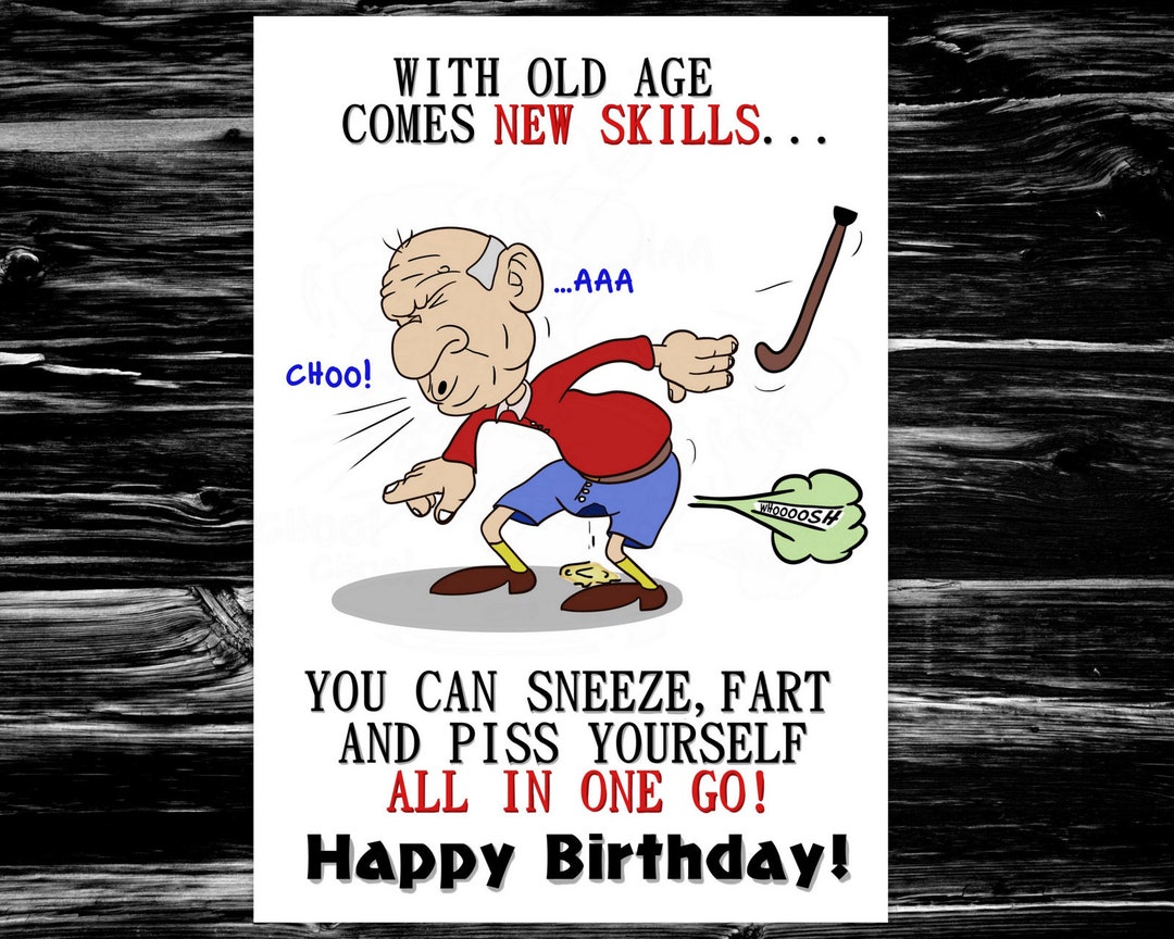 FUNNY BIRTHDAY CARD Adult Humour for Him Men Male New Skills - Etsy