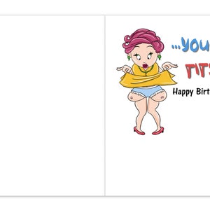Funny Birthday Card Adult Humour for Her Women Female - Something in ...