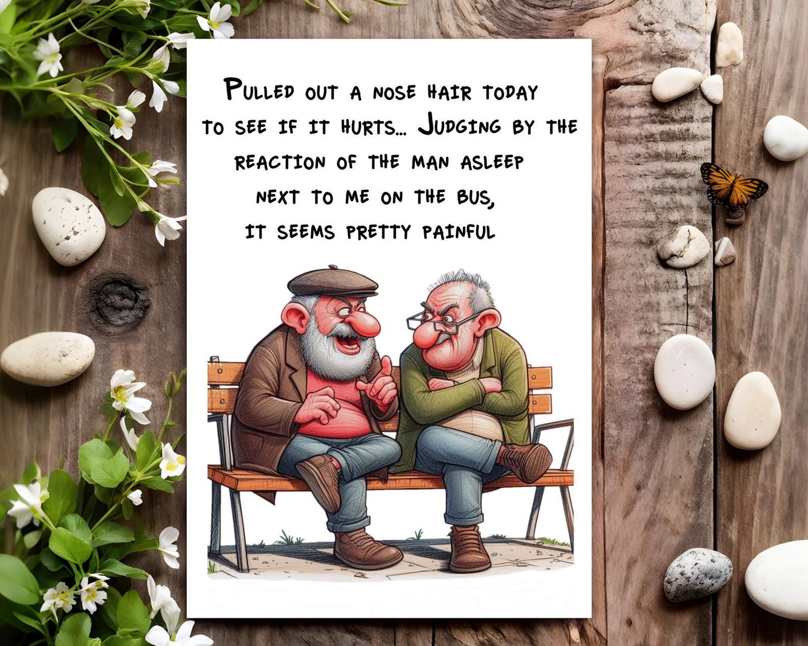 Funny Birthday Card - Joke Humour for Him, Men, Male - Pretty Painful ...