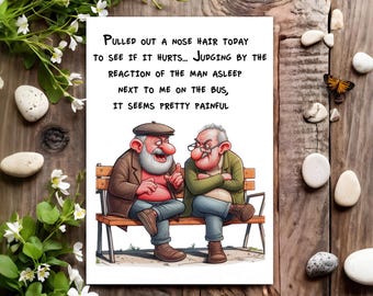 Funny Birthday Card - Joke Humour for Him, Men, Male - Pretty Painful