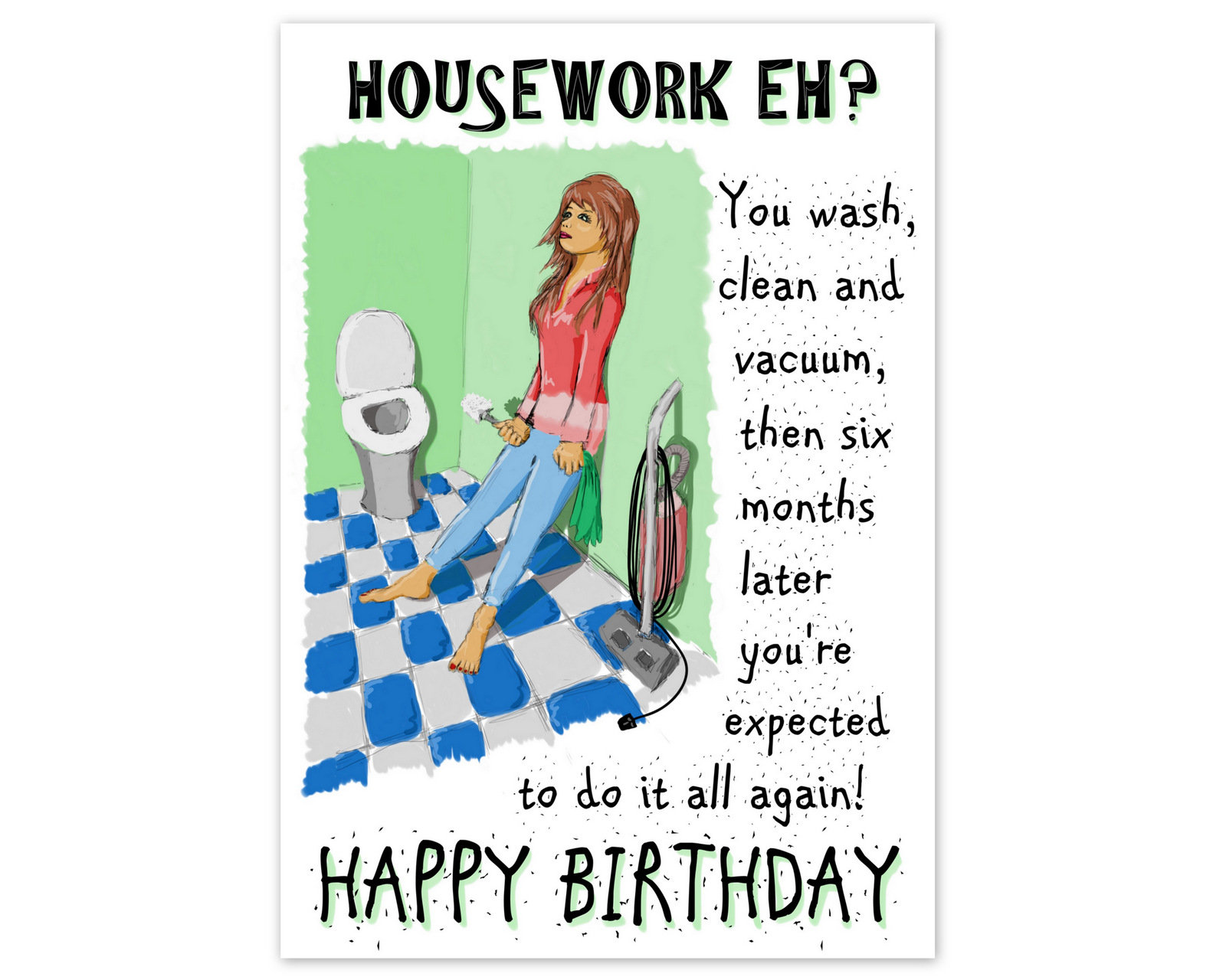 FUNNY BIRTHDAY CARD Rude Adult Humour for Women Female  Etsy UK