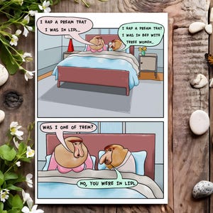 Funny Birthday Card - Joke Humour for Him, Her, Men, Women, Male, Female - Lidl Dream