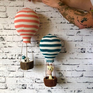 Crochet Pattern Hot Air Balloon German