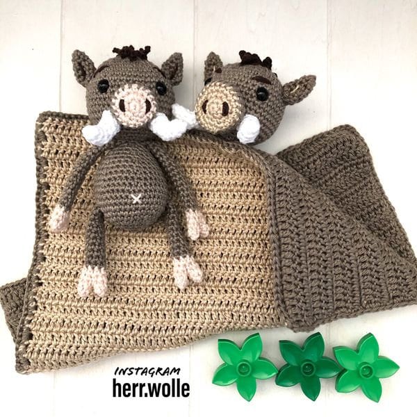 Boar Pattern Crochet Pattern Wild Boar Horst - Etsy