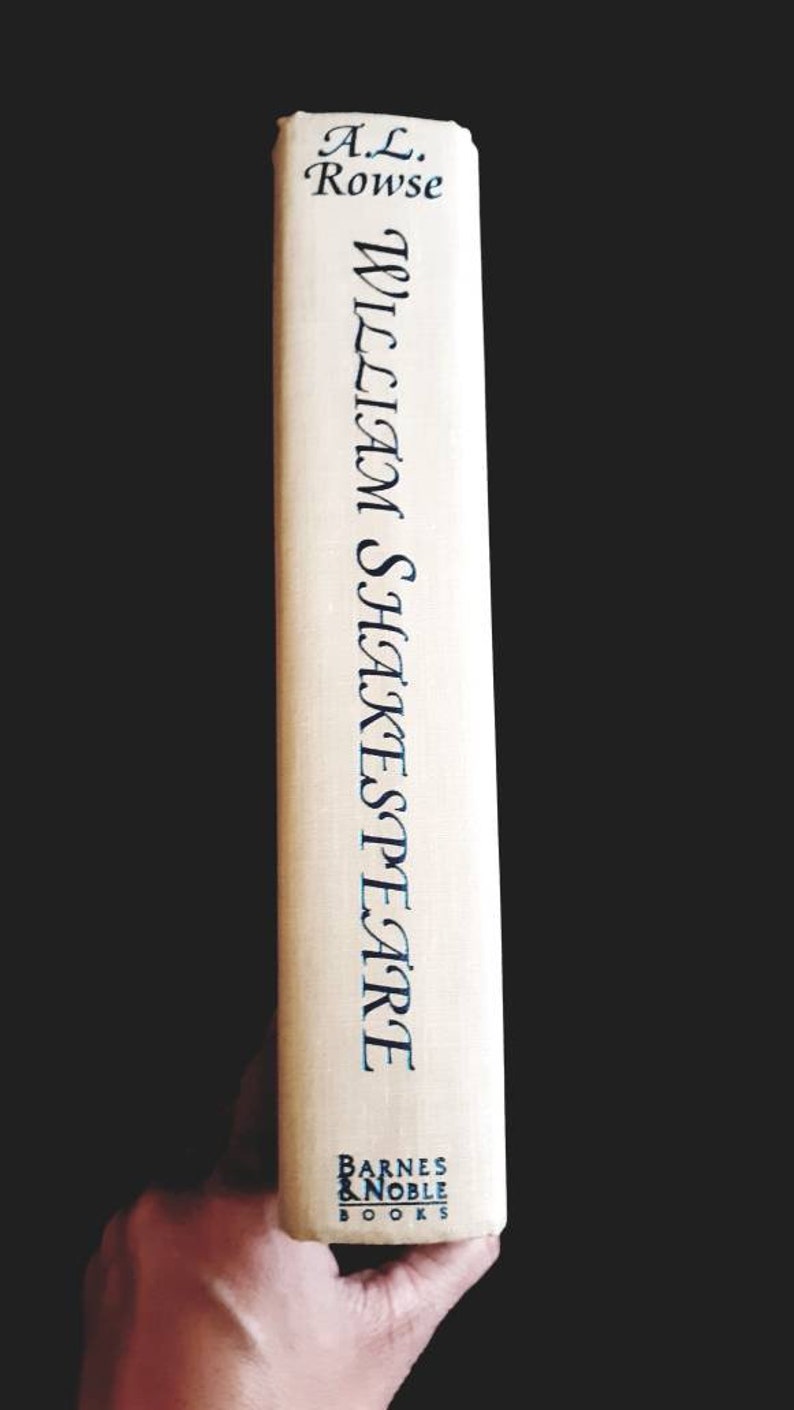 William Shakespeare A Biography Rustic Book Decor Etsy