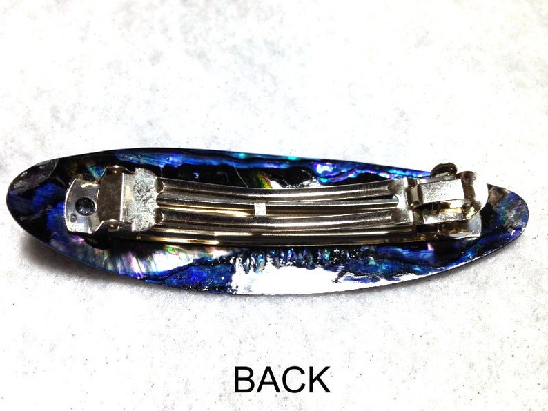 Abalone paua sea shell hair barrette