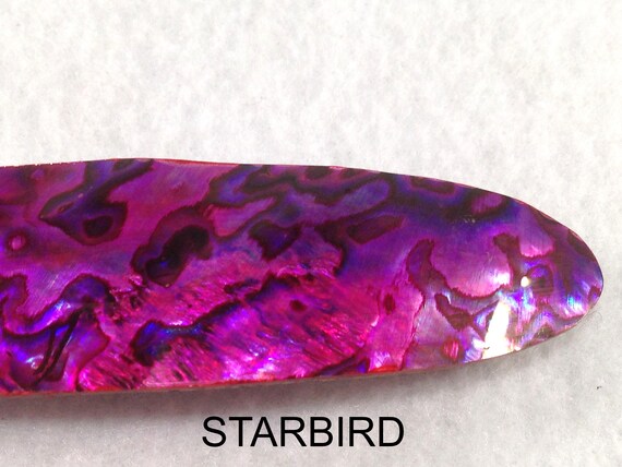 Abalone, paua sea shell hair barrette - image 9