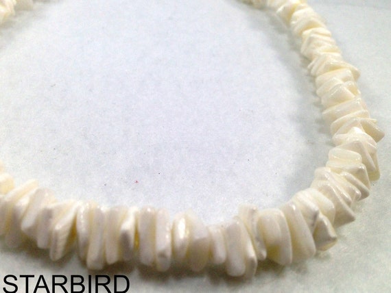 White sea shell puka necklace, bracelet or anklet - image 4