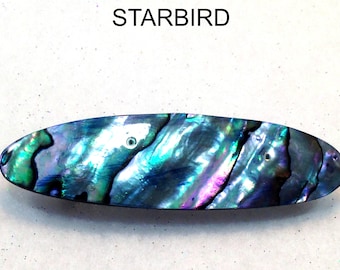 Abalone, paua sea shell hair barrette