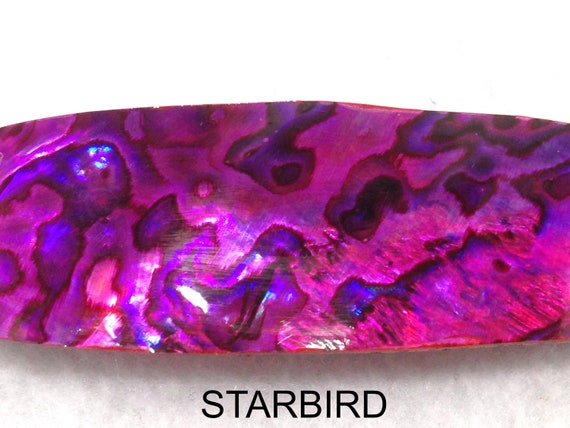 Abalone, paua sea shell hair barrette - image 8