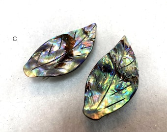 Abalone, paua sea shell hair barrette