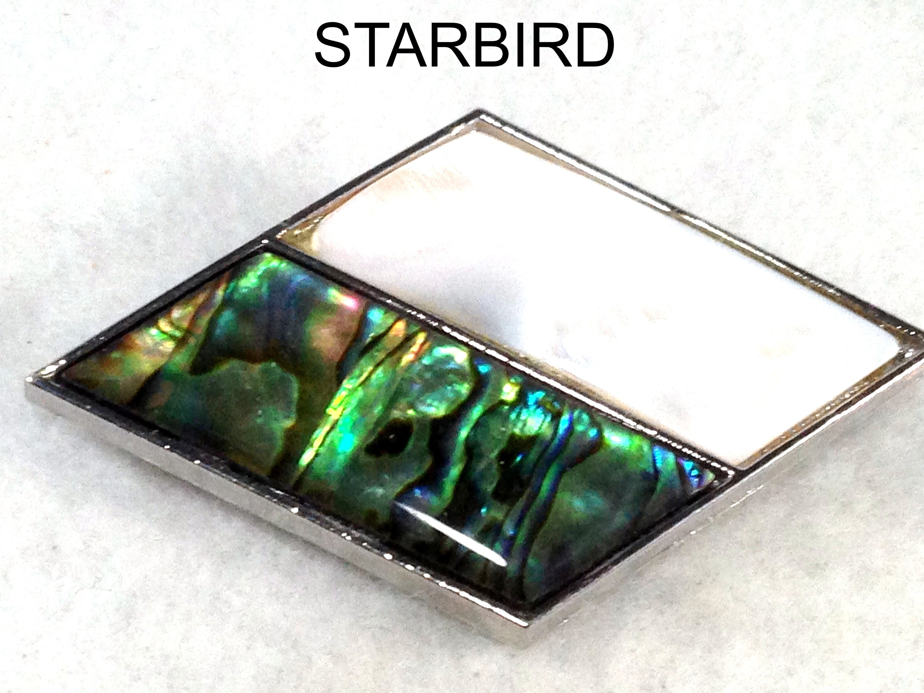 Abalone & Mother of Pearl Sea Shell Inlay Hair Barrette - Etsy display picture 2