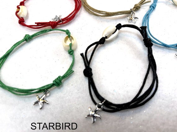 5 Adjustable Cowrie Shell Bracelets - image 4