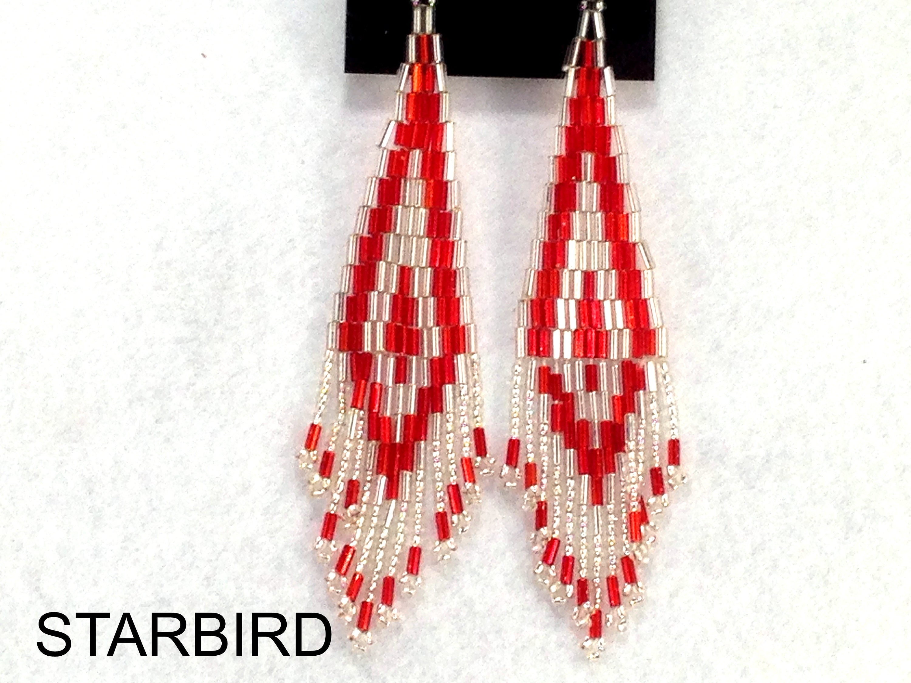 Red seed bead earrings paparazzi deals