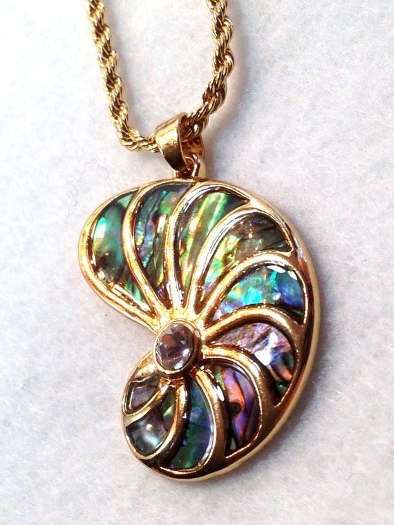 Natalus Abalone Paua Shell  Pendant Dangle Earrin… - image 3