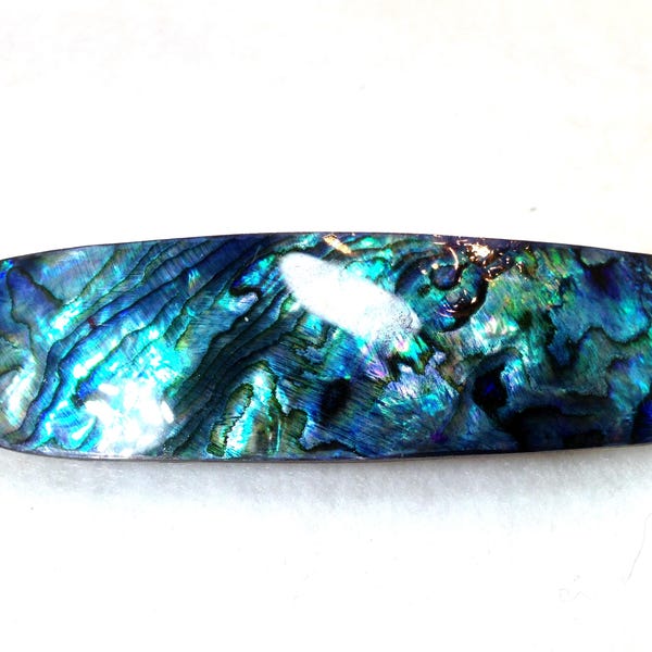 Abalone, paua sea shell hair barrette