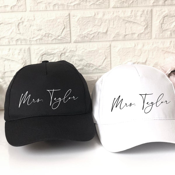 Casquettes de fiançailles de lune de miel, Mr et Mrs Hats, Future matching family hats, casquettes de baseball