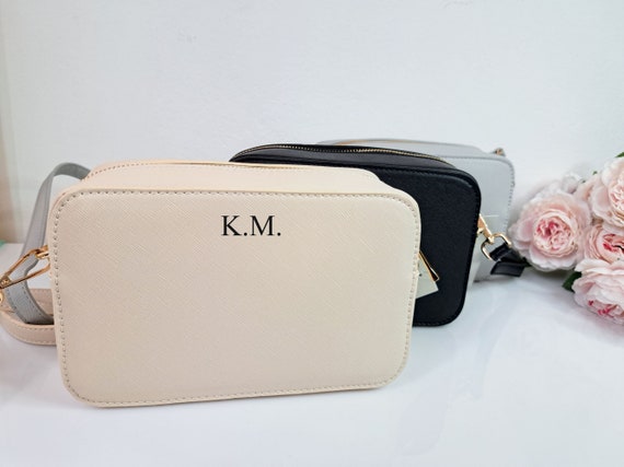 Personalised Monogrammed PU Leather Card Holder Purse - Any Initials –  GiftsInAJiffy