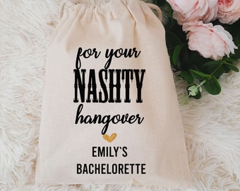 Pour votre Nashty gueule de bois Nashville bachelorette Survival Hangover Kit Sacs Wedding Recovery Kit Hen Party