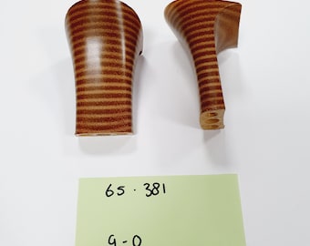 Leather look heels 6.5 cm and 3.5 high