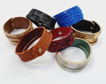 bracelets en cuir