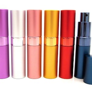 Perfume Atomiser Bottle 15ml Pump Aftershave Atomizer Travel Refillable Spray