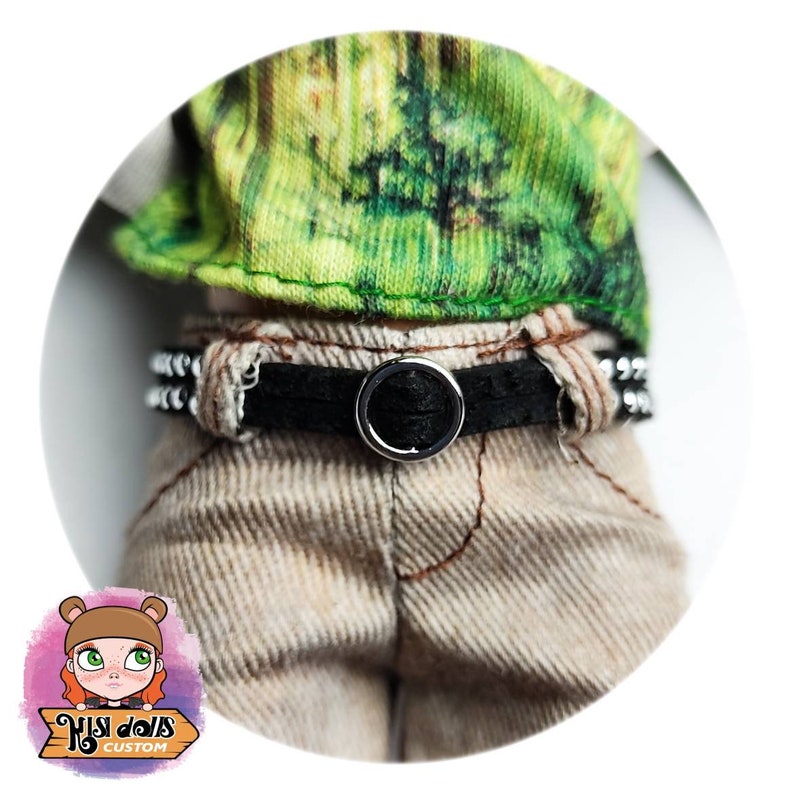 Boy Rock Style Belt With Chains for Dolls 1/6 Obitsu Integrity Etsy