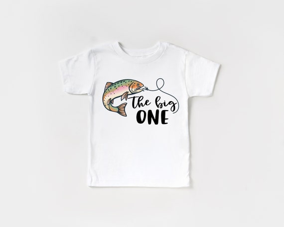 Fishing Birthday Shirt, the Big One Birthday T-shirt, First