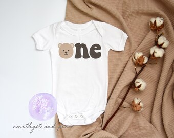 Bear First Birthday Shirt, Teddy Bear Birthday, Boys First Birthday Shirt, Girls First Birthday Shirt, Gender Neutral Birthday, Beary First