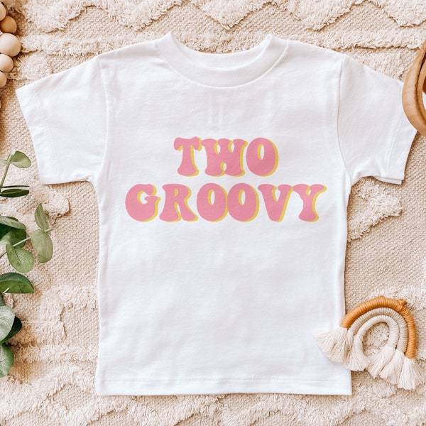 Two Groovy Shirt, Two Groovy Birthday Party, Hippie Birthday, Second Birthday Shirt, 2nd Birthday, Retro Birthday, Flower Power, 60s 70s