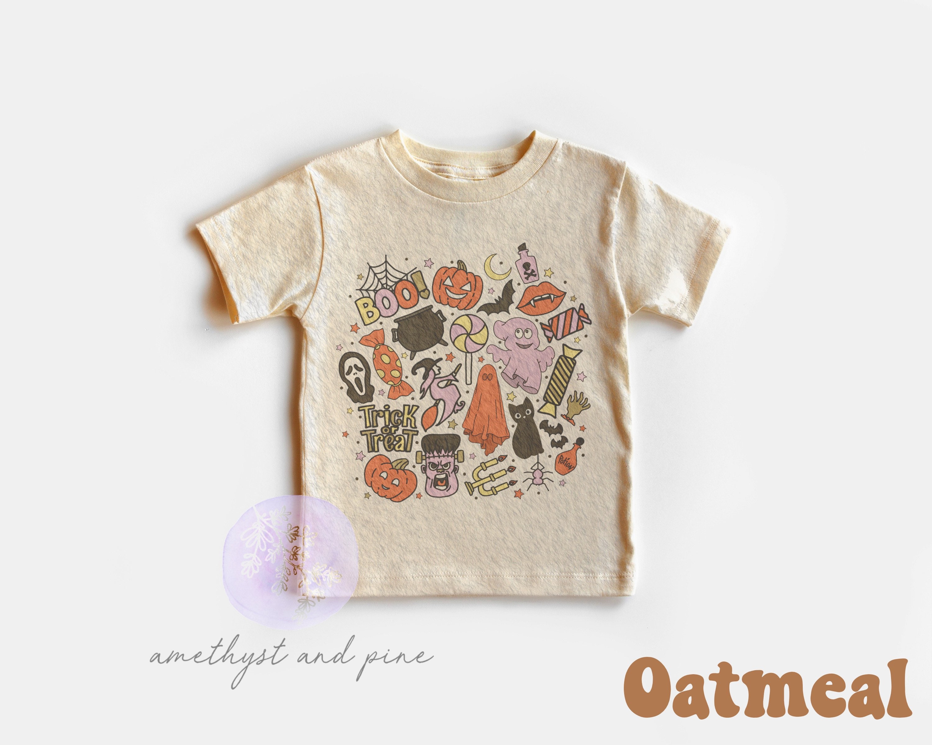 Spooky Doodles Shirt Boys Halloween Shirt Toddler Halloween Etsy