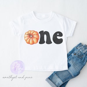 Pumpkin 1st Birthday Shirt, Boys First birthday, Girls 1st Birthday, Halloween Birthday, Pumpkin Birthday Party, Our Little Pumpkin Is One