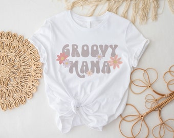 Groovy Mama Shirt, Groovy Birthday Party, Hippie Birthday, Retro Birthday, Flower Power, 60s 70s, Mommy and Me Matching, Festival Theme