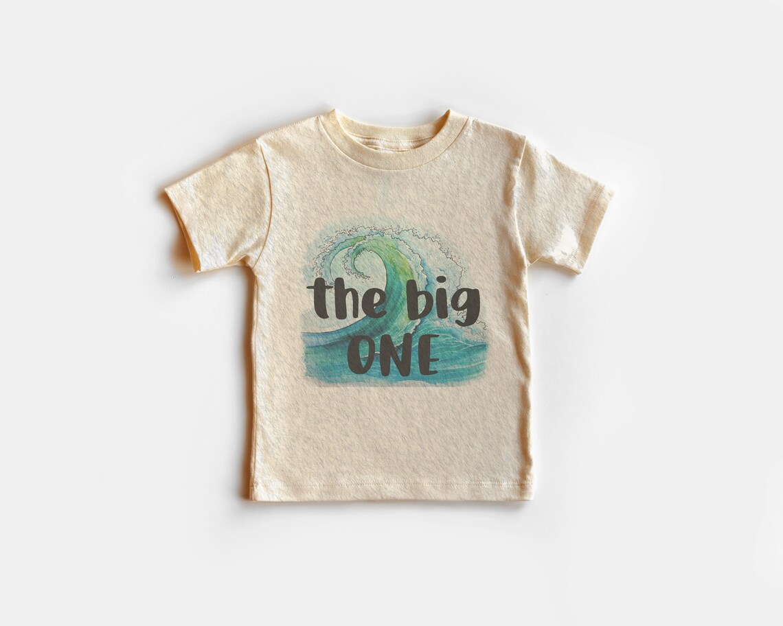 Surf Birthday Shirt the Big One Surf Birthday Surf First - Etsy Ireland