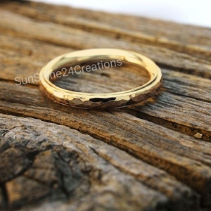 Extra dünner Spinner Ring, Fidget Spinner Ring, 14k vergoldet Ring für Frauen, Meditation Ring, Angst Ring, Daumen Ring, verspielter Ring Bild 6