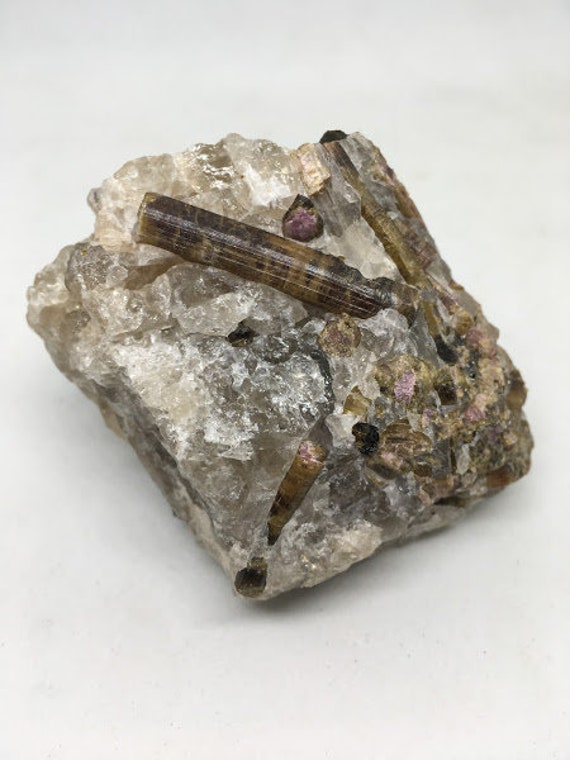 Tourmaline sur Quartz Petit Modèle