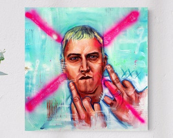 Eminem | Impressões e telas de pintura a óleo à mão