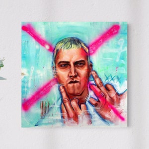 Eminem | Prints & Canvas from Hand Oil Painting