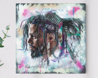 J Cole | Prints & Canvas from Hand Oil Painting