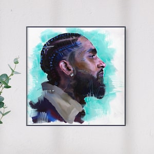 Nipsey Hussle | Prints & Canvas from Hand Oil Painting