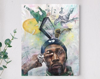 The RZA Wu-Tang Clan | Prints & Canvas from Hand Oil Painting