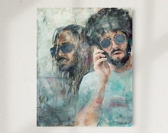 Lil Dicky + Gata | Prints & Canvas from Hand Oil Painting