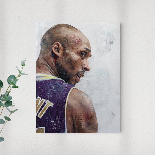 Kobe Bryant | Prints & Canvas from Hand Oil Painting