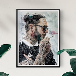 Post Malone | Prints & Canvas from Hand Oil Painting
