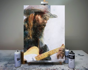 Chris Stapleton | the ORIGINAL Hand Oil Painting