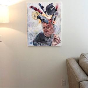 Elon Musk Prints & Canvas from Hand Oil Painting image 6