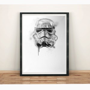Storm Trooper Star Wars | Fine Art PRINT from Hand Oil Painting
